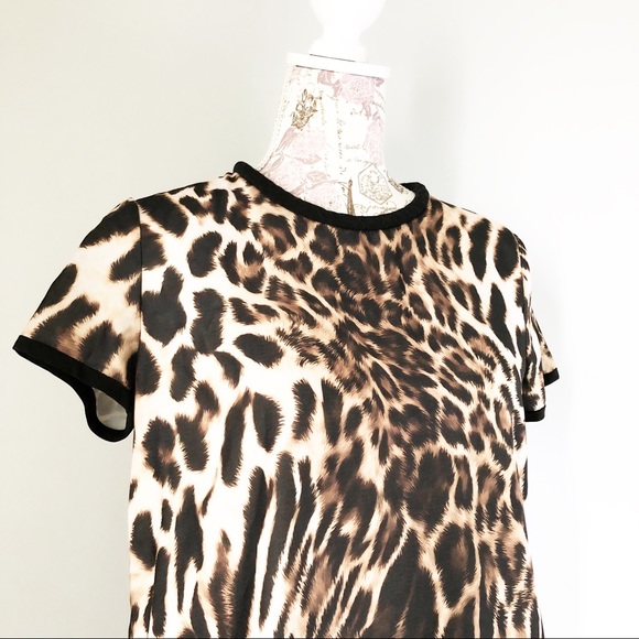 Mango Leopard Print Blouse - Picture 2 of 8